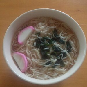 ラーメン風に♪醤油そうめん☆